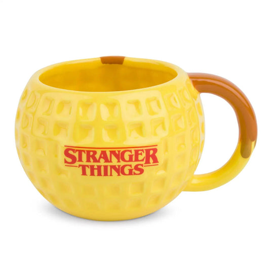 Netflix Stranger Things Waffle Texture Ceramic Mug (18 oz) – Eleven’s Favorite Breakfast Mug