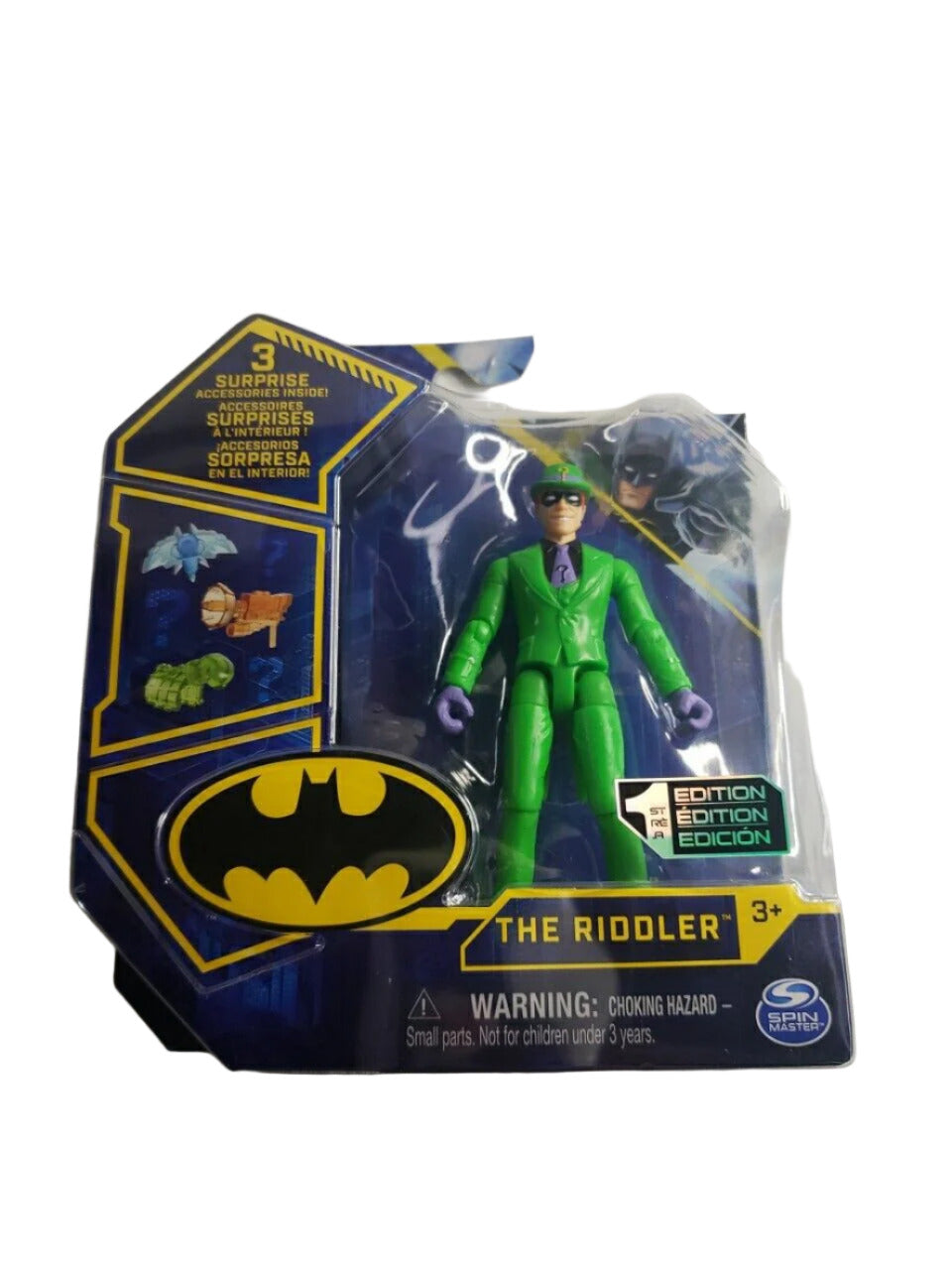 DC Spin Master Bat-Tech Batman and Riddler figures
