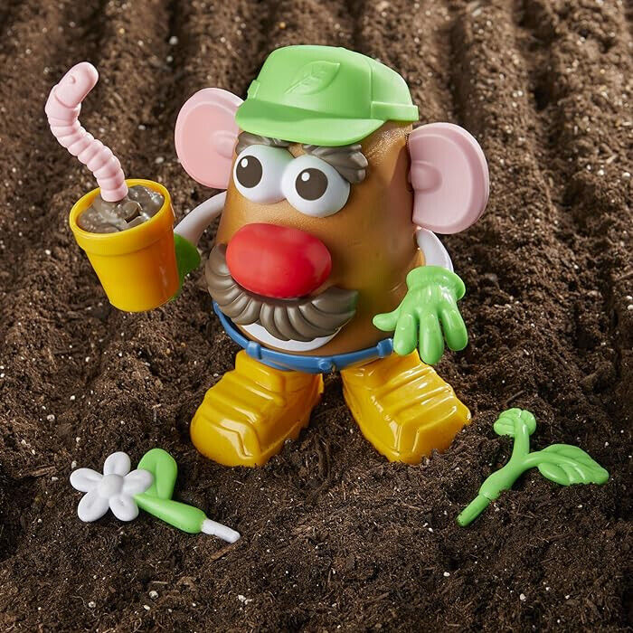Mr. Potato Head Goes Green packaging made from FSC-certified paper.