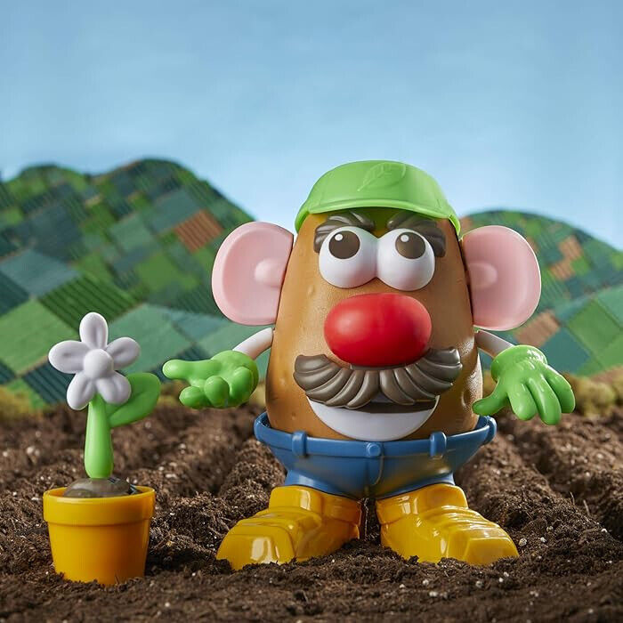 Mr. Potato Head Goes Green packaging made from FSC-certified paper.