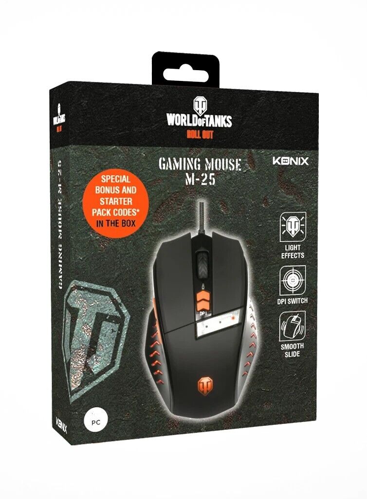 Konix M-25 World of Tanks Gaming Mouse