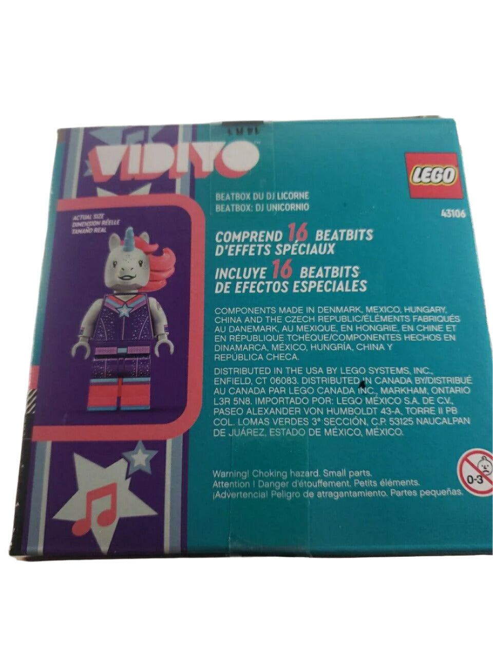 LEGO VIDIYO Party Unicorn DJ Beatbox 43106