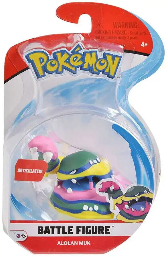 Pokemon Alolan Muk Battle Figure