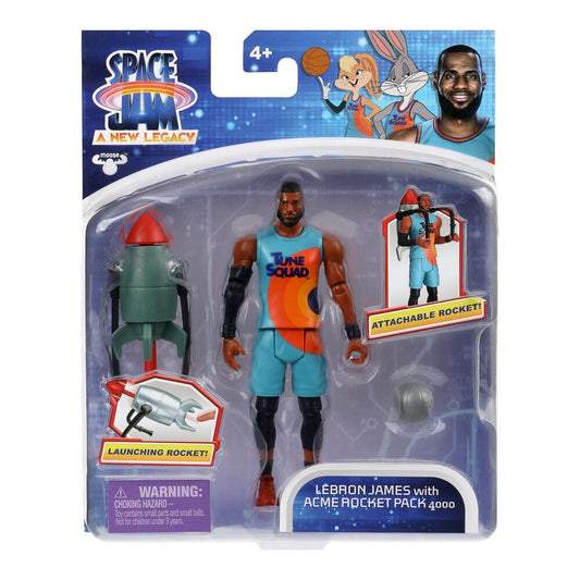To Infinity Ball and Beyond! LeBron James with Acme Rocket Pack Figure!