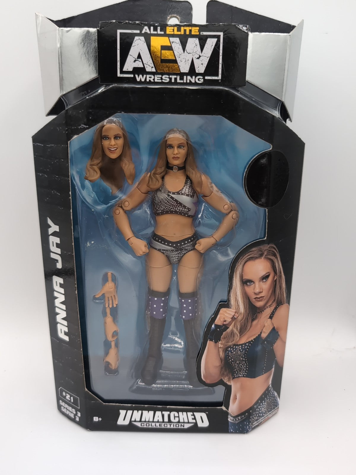 AEW Unmatched Anna Jay Series 3 action figure in Dark Order gear – Utopia Collectibles