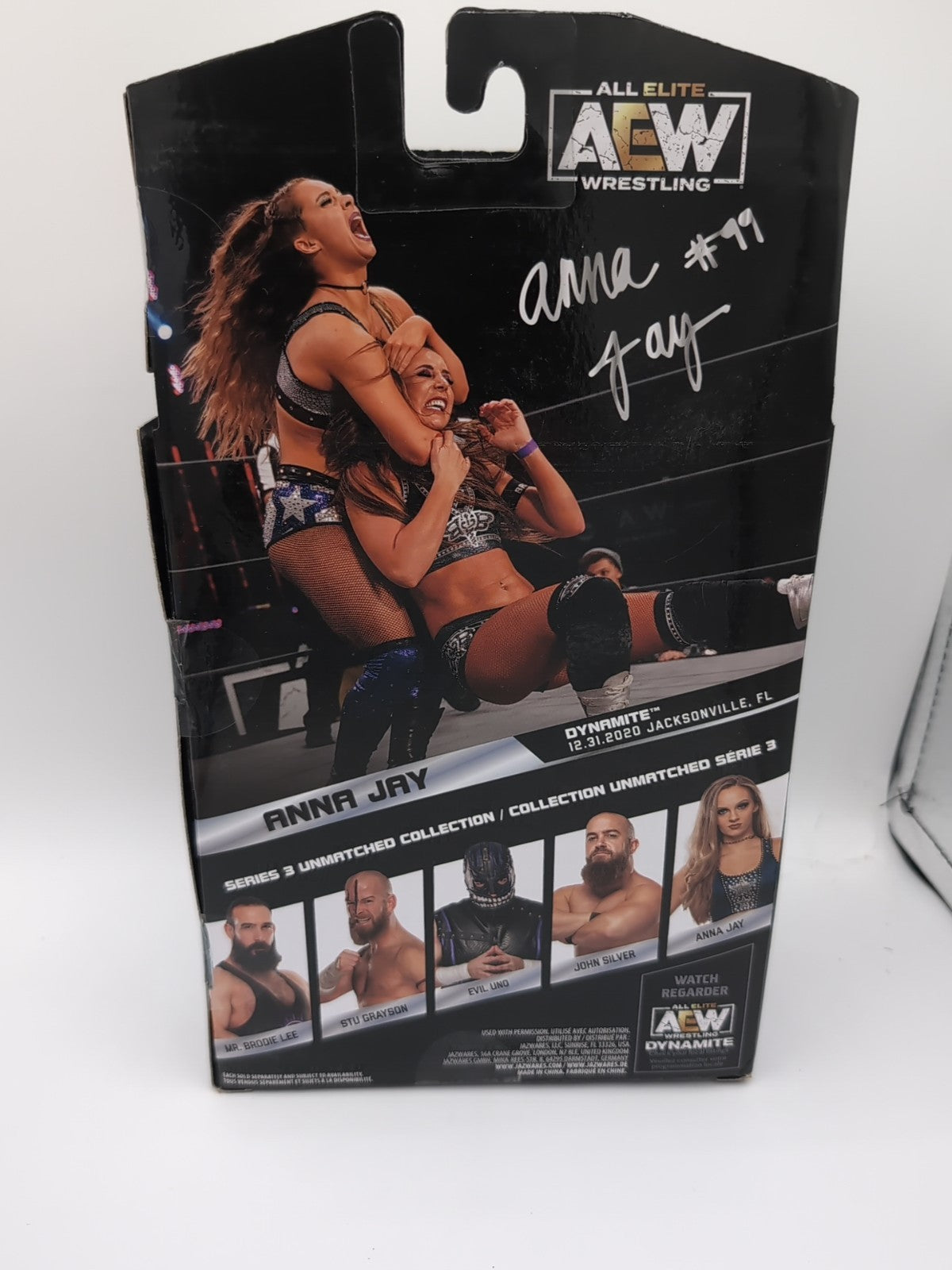 AEW Unmatched Anna Jay Series 3 action figure in Dark Order gear – Utopia Collectibles