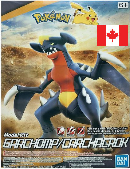 Bandai Pokémon Garchomp Quick Model Kit – Easy Assembly Collectible