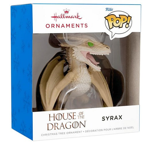 "2024 limited edition Syrax dragon ornament by Hallmark and Funko Pop!