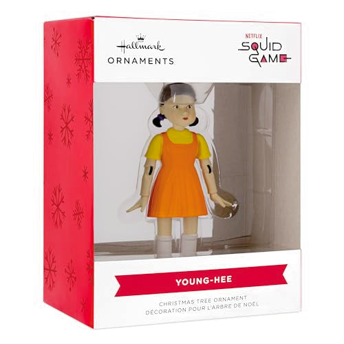Hallmark Netflix Squid Game Young-hee Doll Christmas tree ornament, 2024 collectible