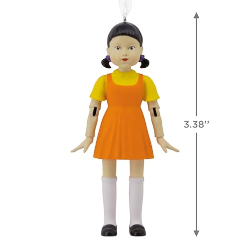 Hallmark Netflix Squid Game Young-hee Doll Christmas tree ornament, 2024 collectible