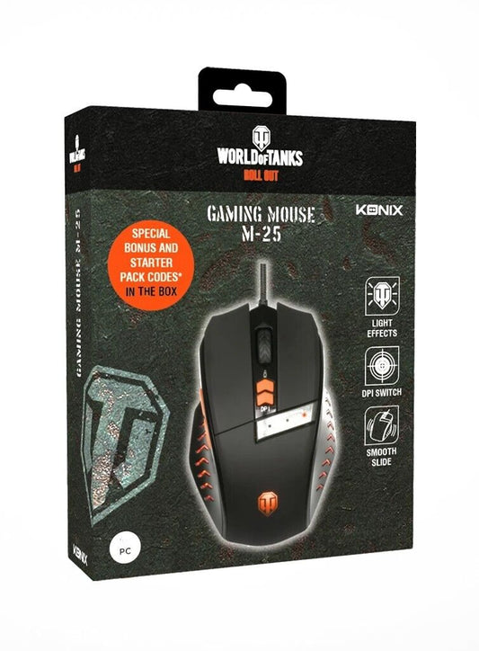 Konix M-25 World of Tanks Gaming Mouse