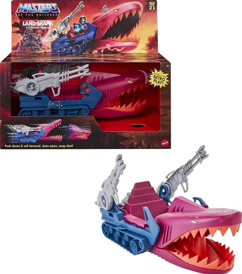 Masters of the Universe Origins Land Shark vehicle