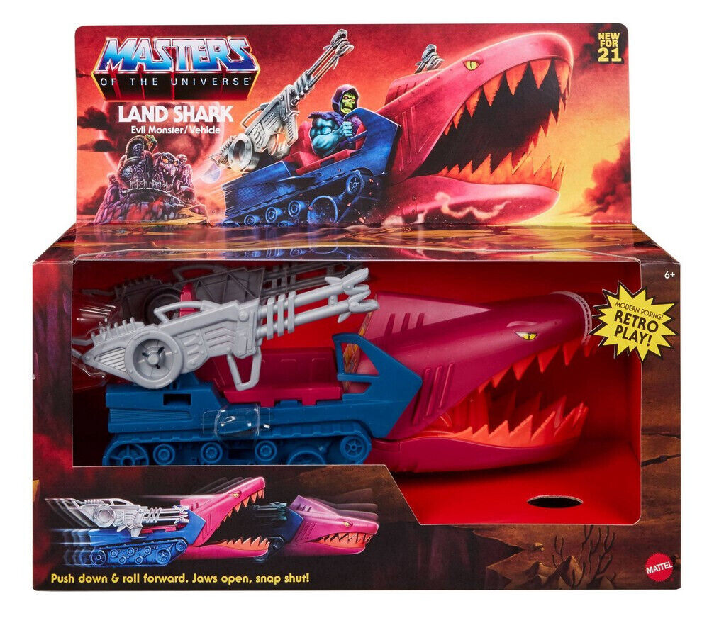 Masters of the Universe Origins Land Shark vehicle