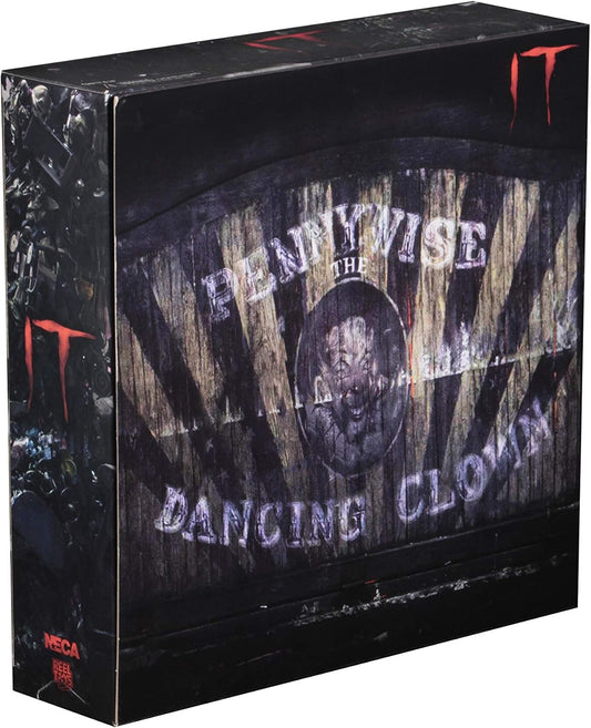 NECA IT Chapter Two Dancing Clown Pennywise 7" figure, new in box, available at Booyahs.ca.