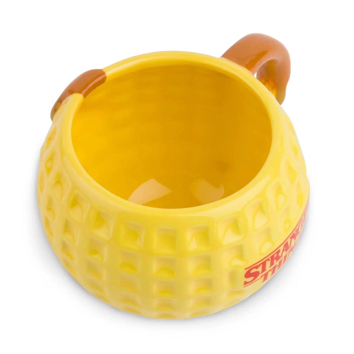 Netflix Stranger Things Waffle Texture Ceramic Mug (18 oz) – Eleven’s Favorite Breakfast Mug