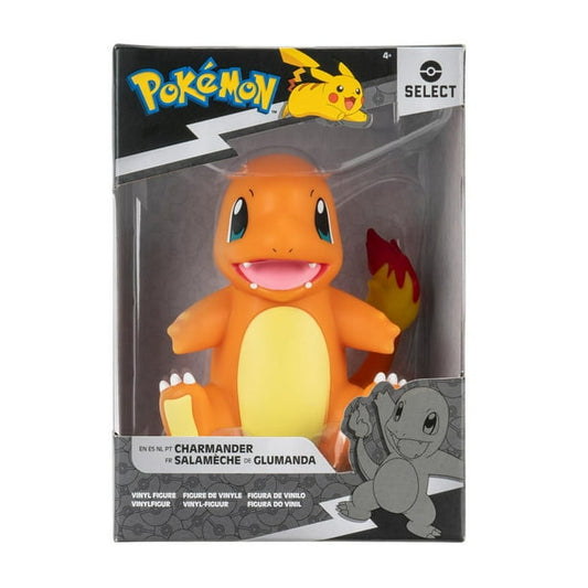 "Pokémon Select Charmander 4-Inch Vinyl Figure Series 3 in collector's display box."