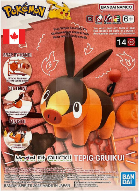 Pokemon Tepig Bandai Namco