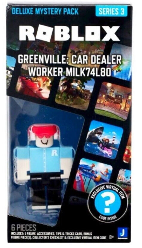 Roblox Deluxe Mystery Pack Series 3 Greenville Car Dealer Worker