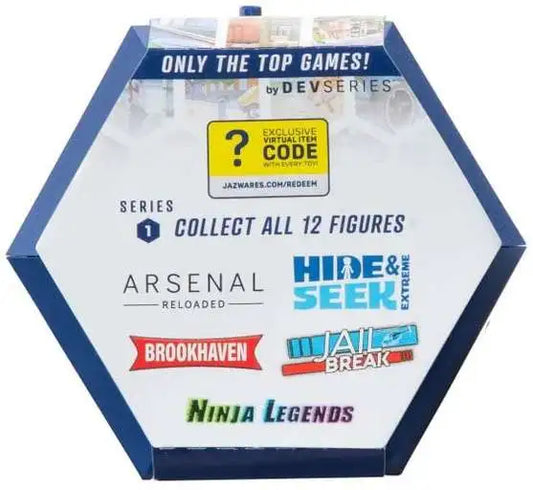 Roblox DevSeries Blind Mystery Figure Series 1 packaging, brand new and sealed, available at Booyahs.ca.