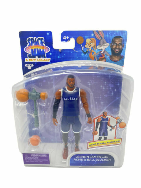 Space Jam LeBron James with Acme B-Ball Blocker figure