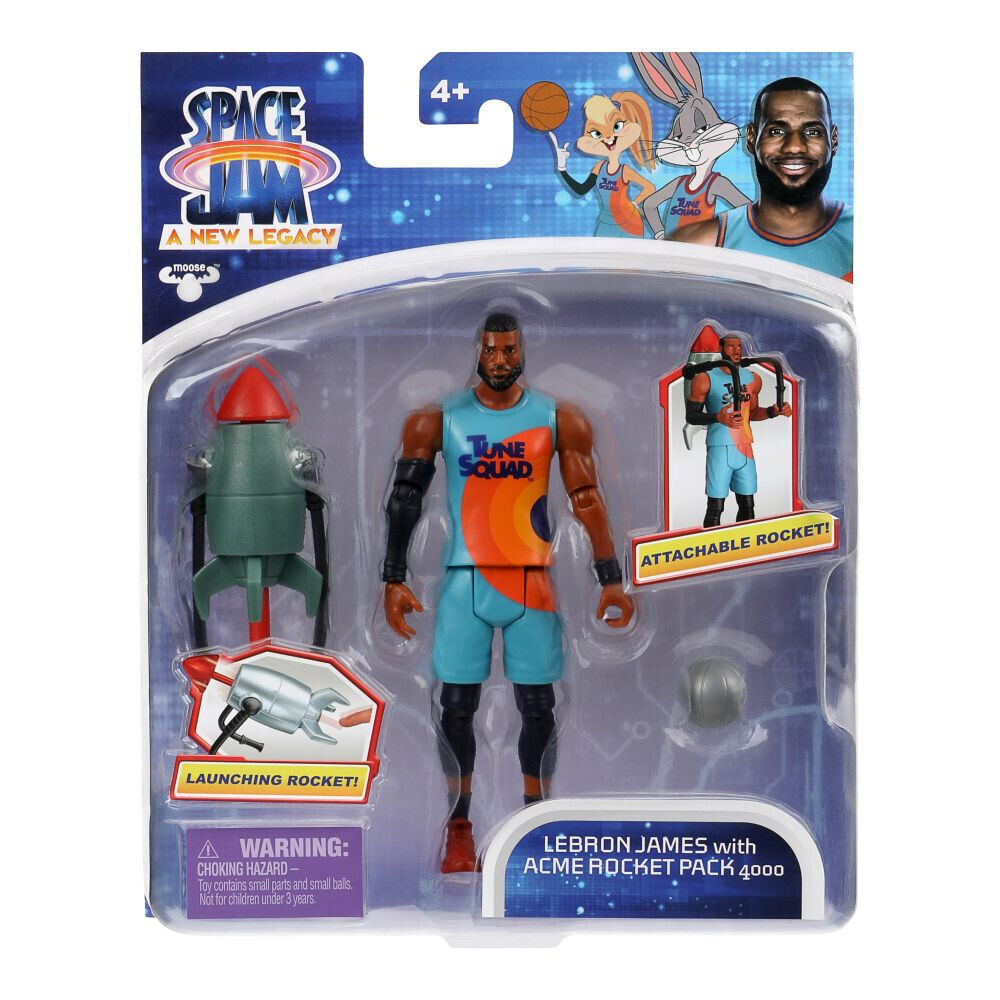 Space Jam LeBron James with Acme Rocket Pack figure 