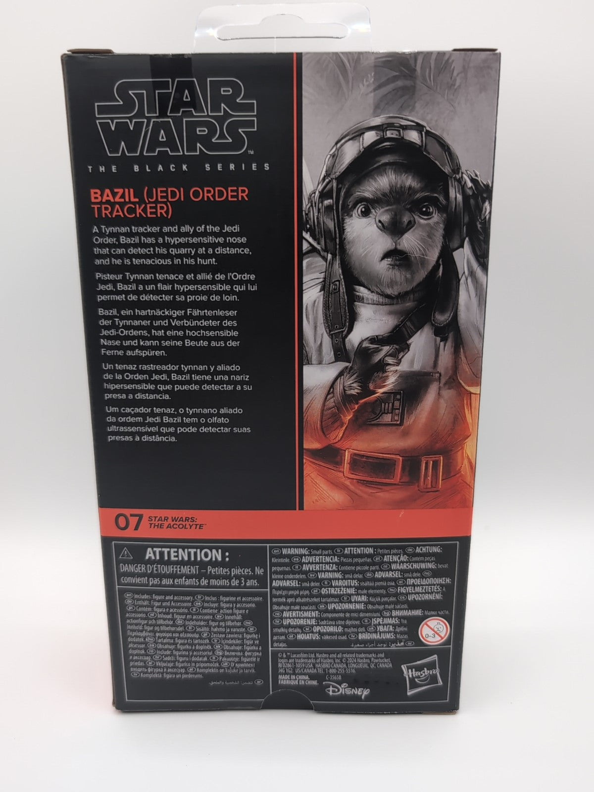 Star Wars Black Series Bazil Jedi Order Tracker figure from The Acolyte, available at Utopia Collectibles.