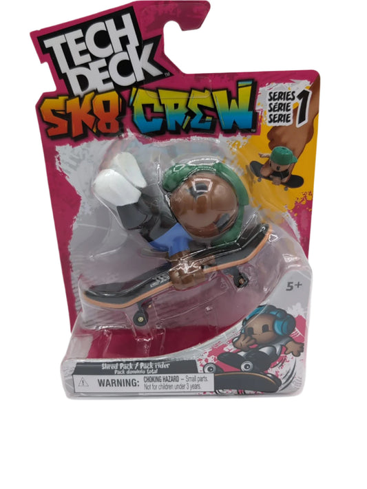 Tech Deck SK8 Crew Series 1 Shred Pack Green Headphones