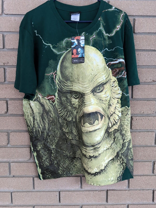 T-shirt Green Universal Monsters - Swamp Thing - Taille L