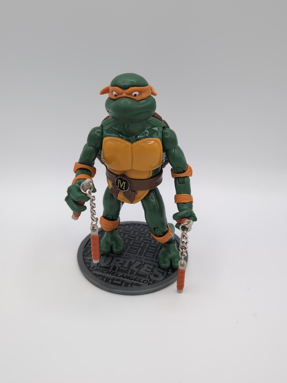 TMNT 7" Action Figure Michelangelo Teenage Mutant Ninja Turtles with Weapons